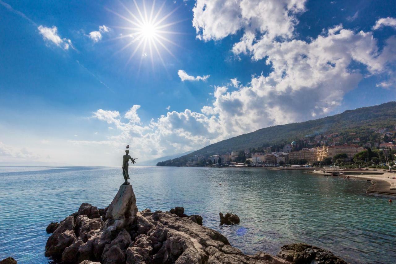 Apartment Maja Opatija With Free Private Parking And Lovely Sea View Terrace Exterior photo